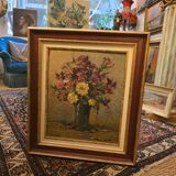 Oil on panel Bouquet