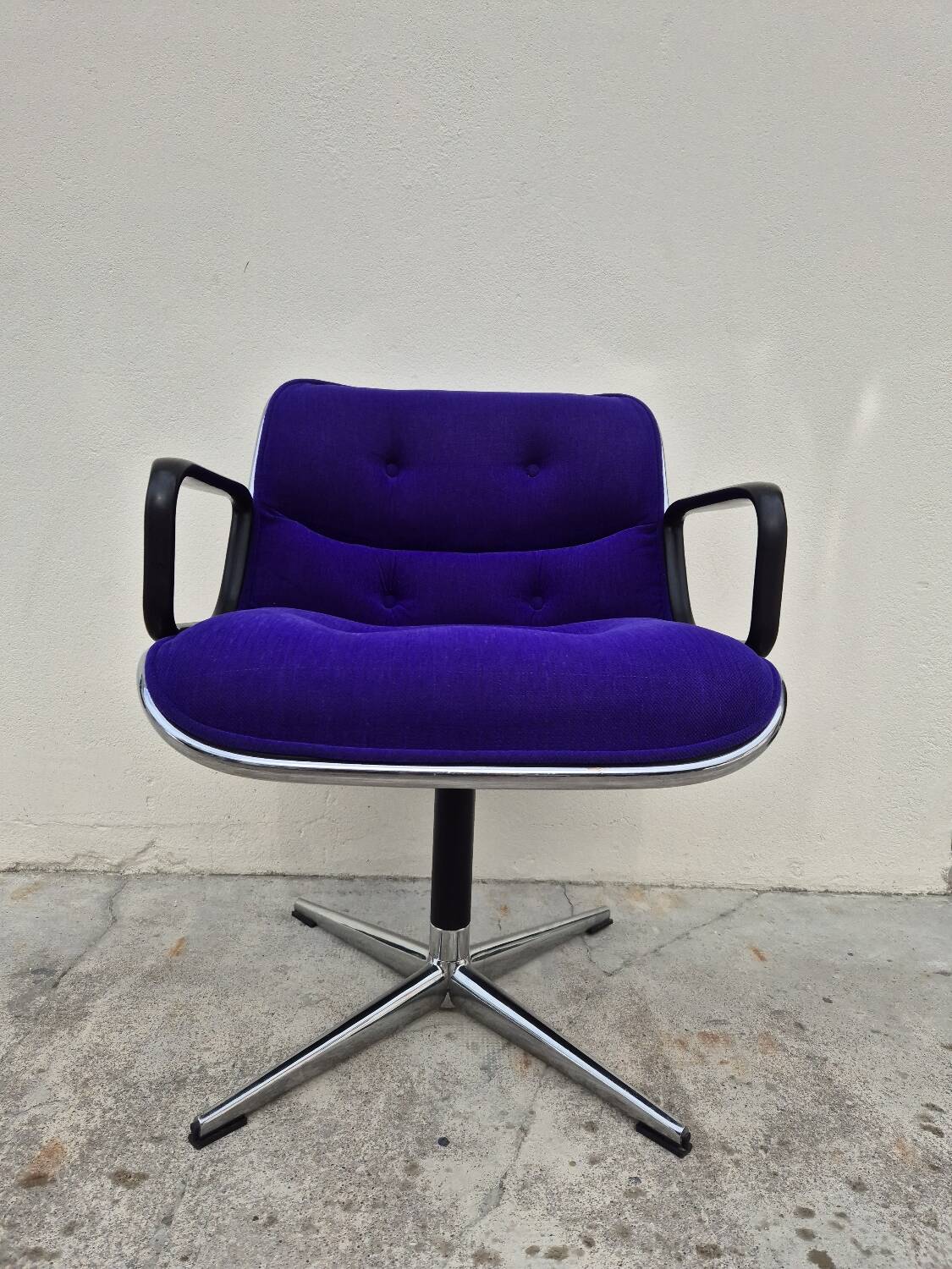 Charles Pollock Fauteuil de bureau par Florence Knoll 1970s