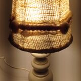 Wooden lamp foot