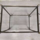 Silver-plated brass rolling trolley