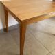 Table de ferme vintage ou bureau en bois massif