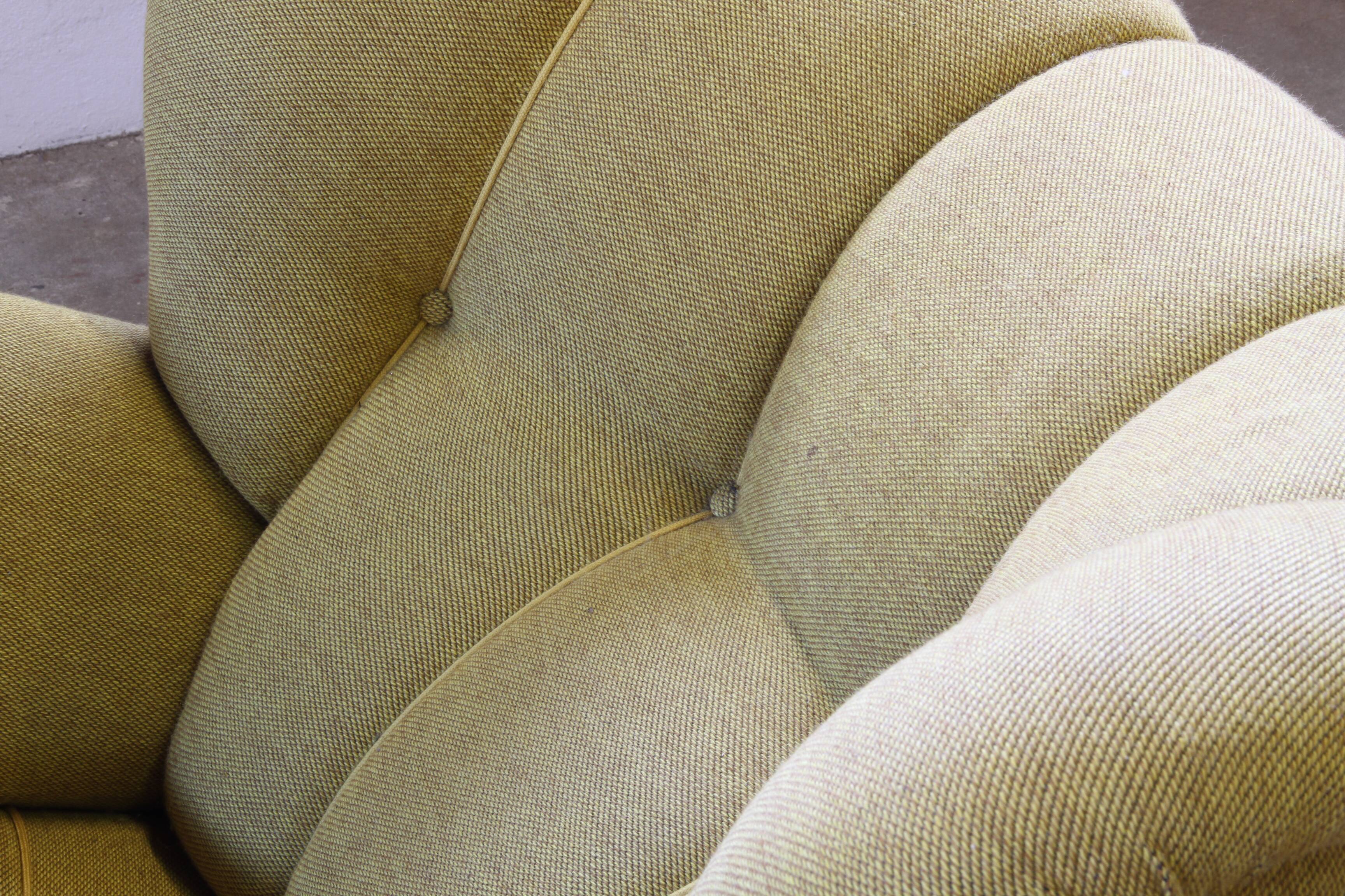 Vintage iconic large upholstered lounge / easy chair from Denmark 1930s