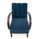 Two H-227 armchairs from the 1930s, designed by J. Halabala, Art Deco style, Czechoslovakia