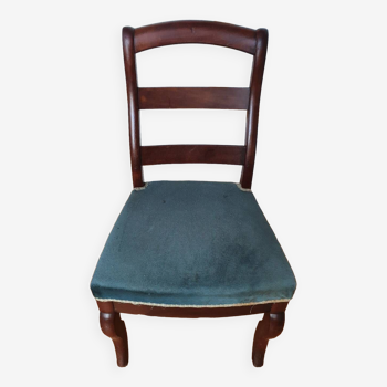 Blue Louis Philippe style chair