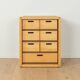 Flötotto chest of drawers, 1970s, beech, 7 drawers