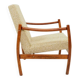 Mid-century modern design armchair green nebula bentwood 1960