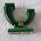 2-spoke art deco candle holder