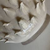 Ceramic by Jean Roger XL pot cover, Oursin series, 1960