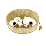 Neoclassical gilt bronze bouillote lamp, 19th century