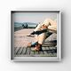 ⸻  Vintage Color Photograph from 1973 – Shoes on Wooden Deck