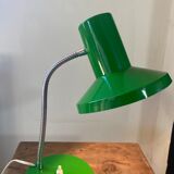 Green metal table lamp