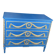 Commode Louis XVI Relookée Bleu Roi et Dorures