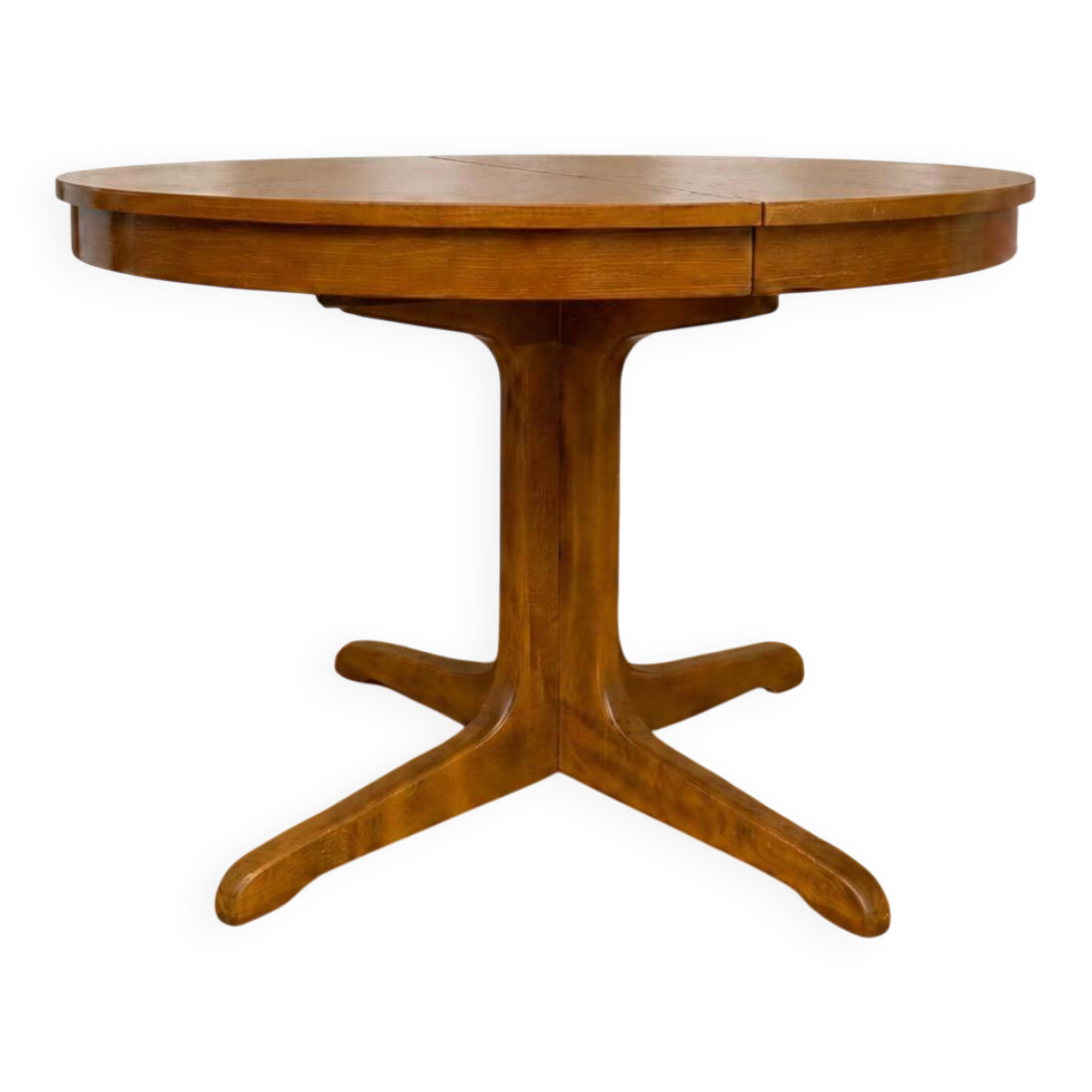 Round table with central base from the 1960s by Baumann.
