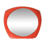 Miroir vintage orange années 70