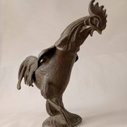 Vintage Rooster Metal Ashtray
