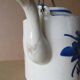 Antique CHINESE Porcelain TEAPOT in blue & white, late 19th century.