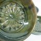 1970's pottery ashtray set
