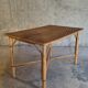 Table rotin vintage