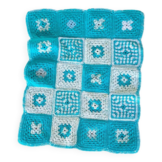 Crochet granny blanket