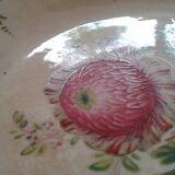 4 Old plates. Flowers. 19th