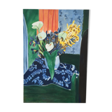Canvas bouquet of flowers