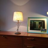 Lampe Arlus en laiton, France 1950