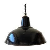 Old industrial suspension enamelled 40 cm