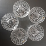 Lot of 5 crystal buder ramekins
