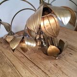 Luster brass flowers