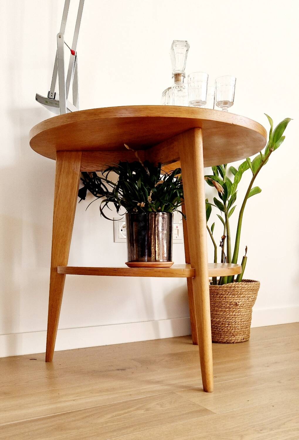 Scandinavian style side table from the 50s