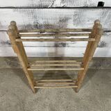 Porte serviettes ancien en bois
