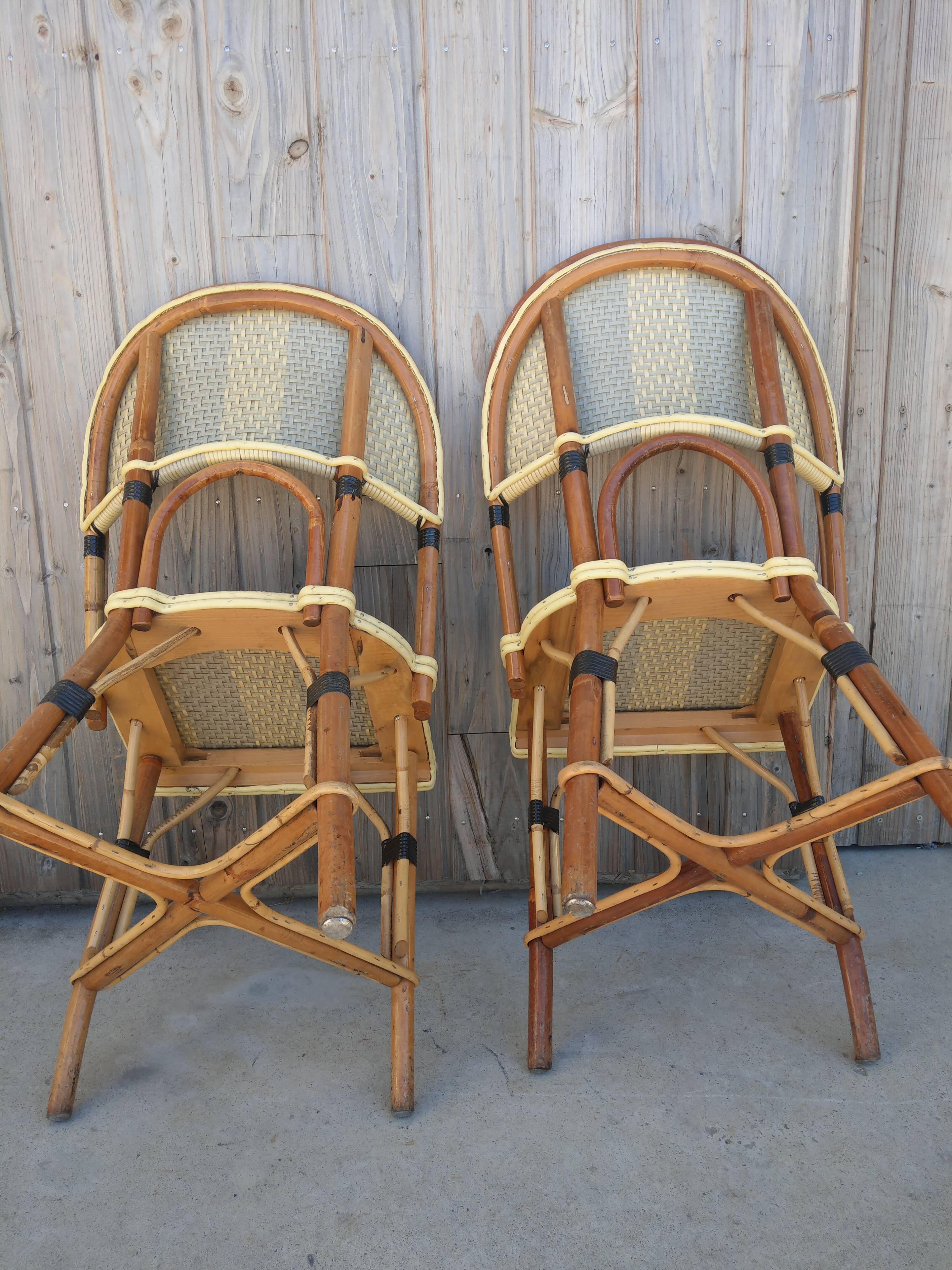 Paire de chaises de bistrot Maison Gatti Paris