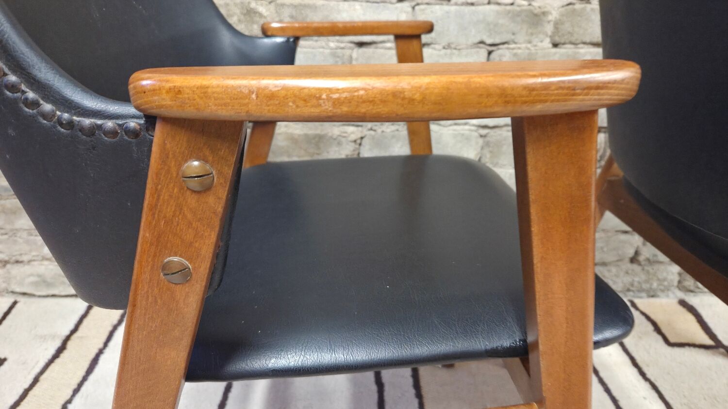 Pair of armchairs by Cees Braakman for Pastoe 1960