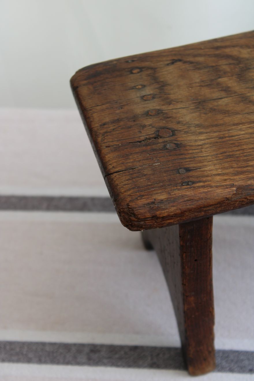 Small wooden stool