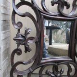 Contemporary mirror, in resin, special for bathrooms