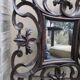 Contemporary mirror, in resin, special for bathrooms