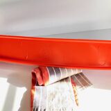 Orange towel rack by Syla from the 70s