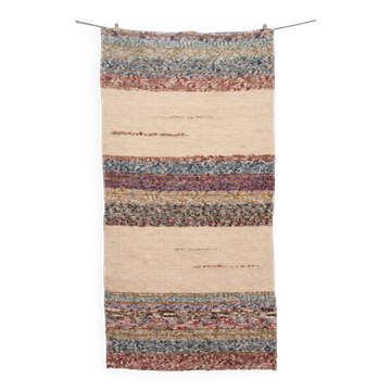Tapis artisanal en coton recyclé - Mutlicolor - Tissé main