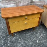 Pair of vintage Mid Century bedside tables vintage 1960s