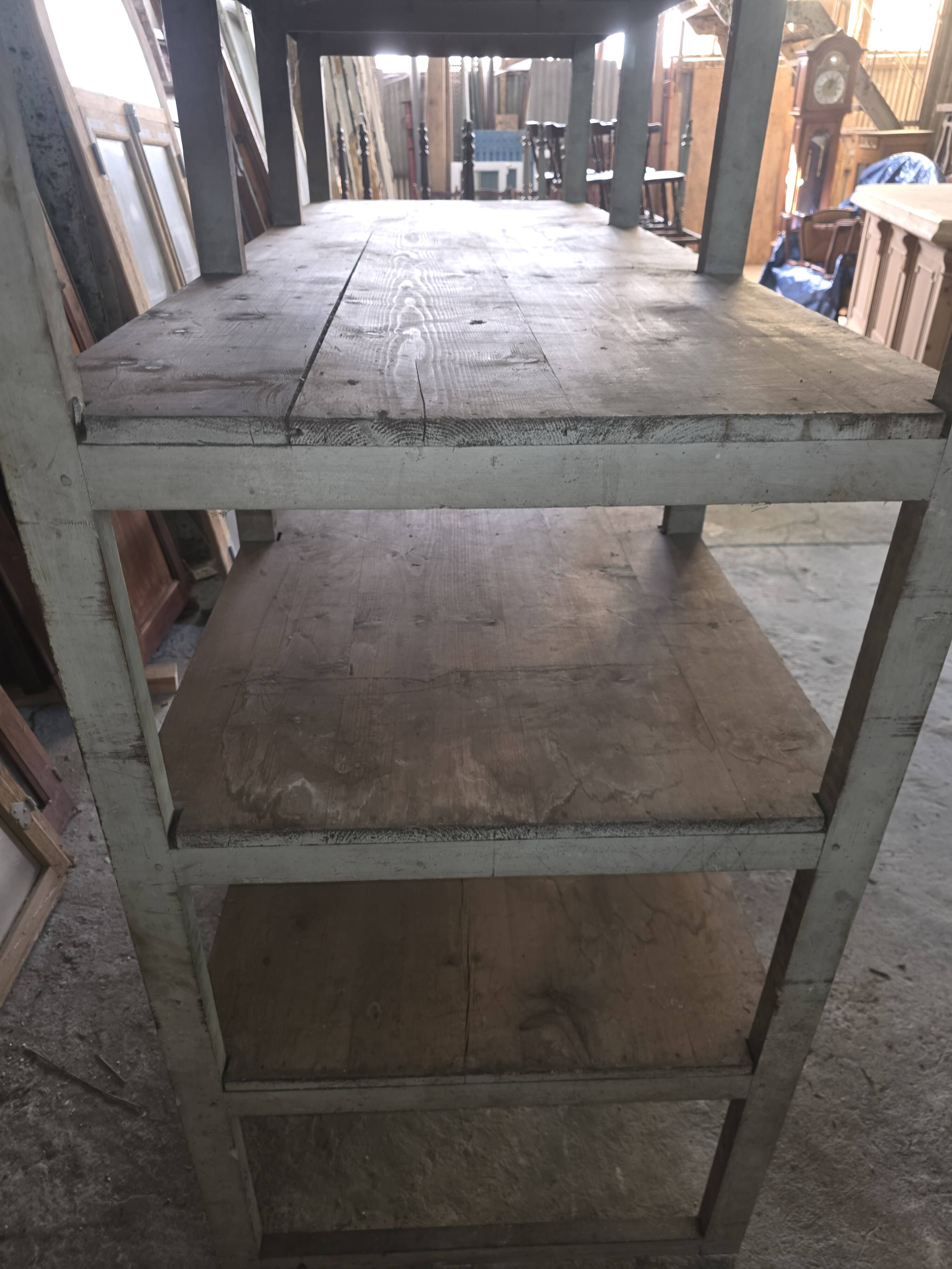 Old shop bookshelf