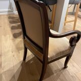 Empire style mahogany armchair