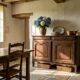 Old Breton oak sideboard – 2 doors, 2 drawers