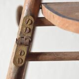 Torck - ancienne chaise haute en bois pour poupée - 1950