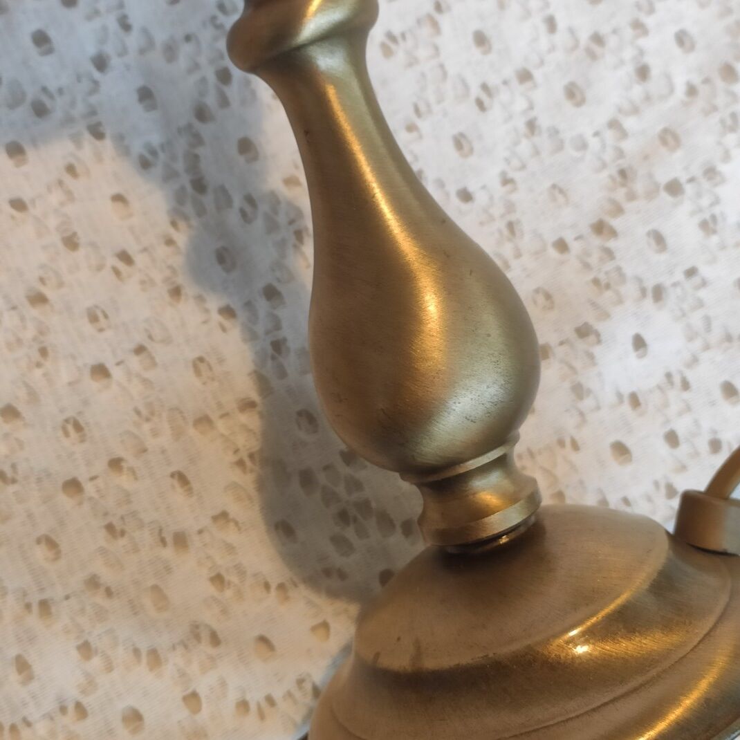 Duo de lampes en verre de Clichy