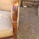 Empire style armchair in mahogany