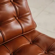 Barcelona chair in leather by Mies van der Rohe, Knoll International