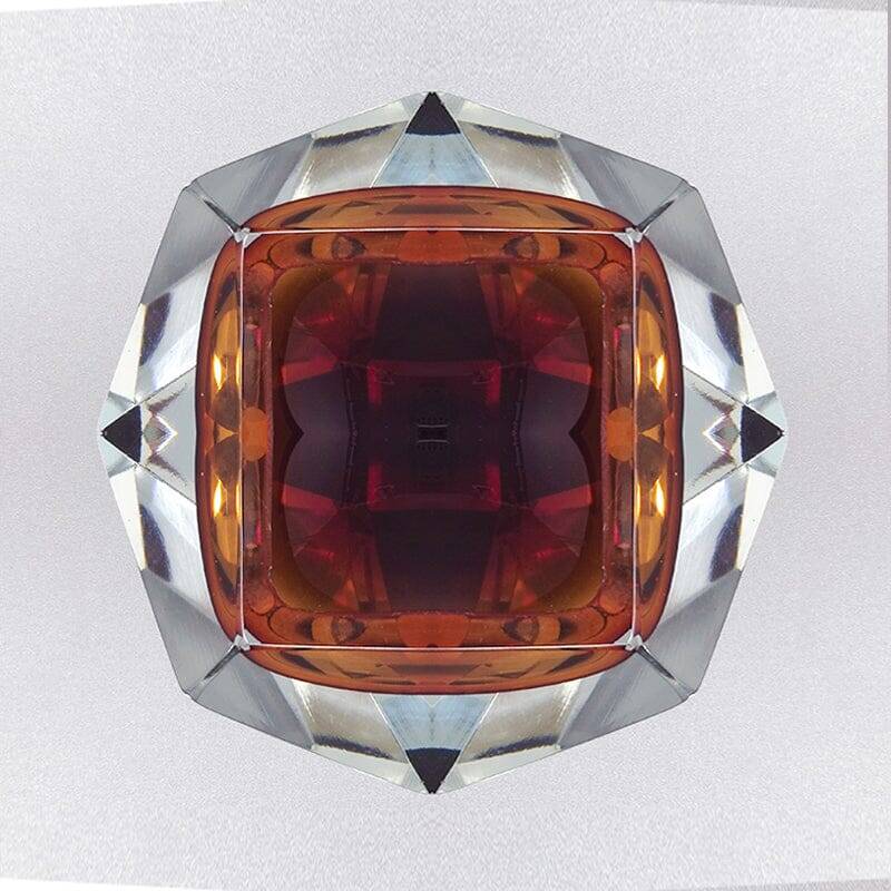 Cendrier ou attrape-tout marron des années 1960 par Flavio Poli pour Seguso