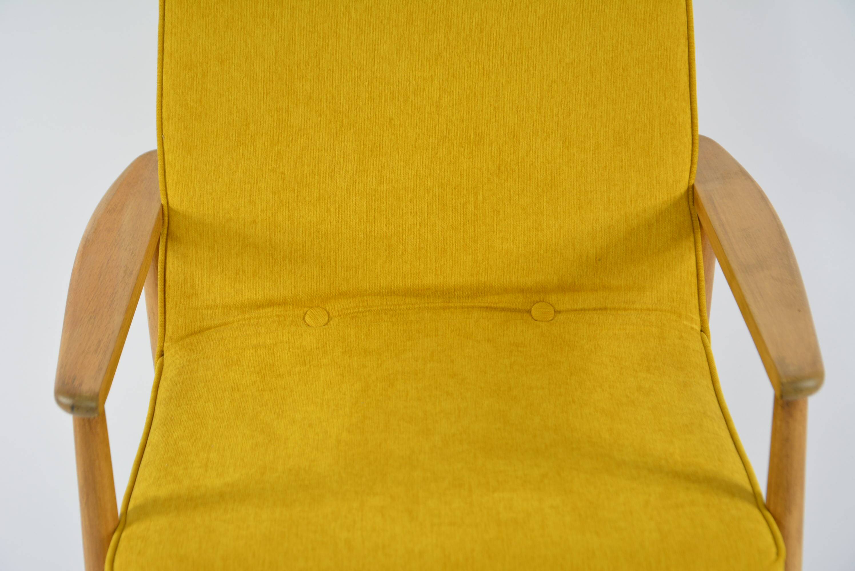 Yellow Z armchairs