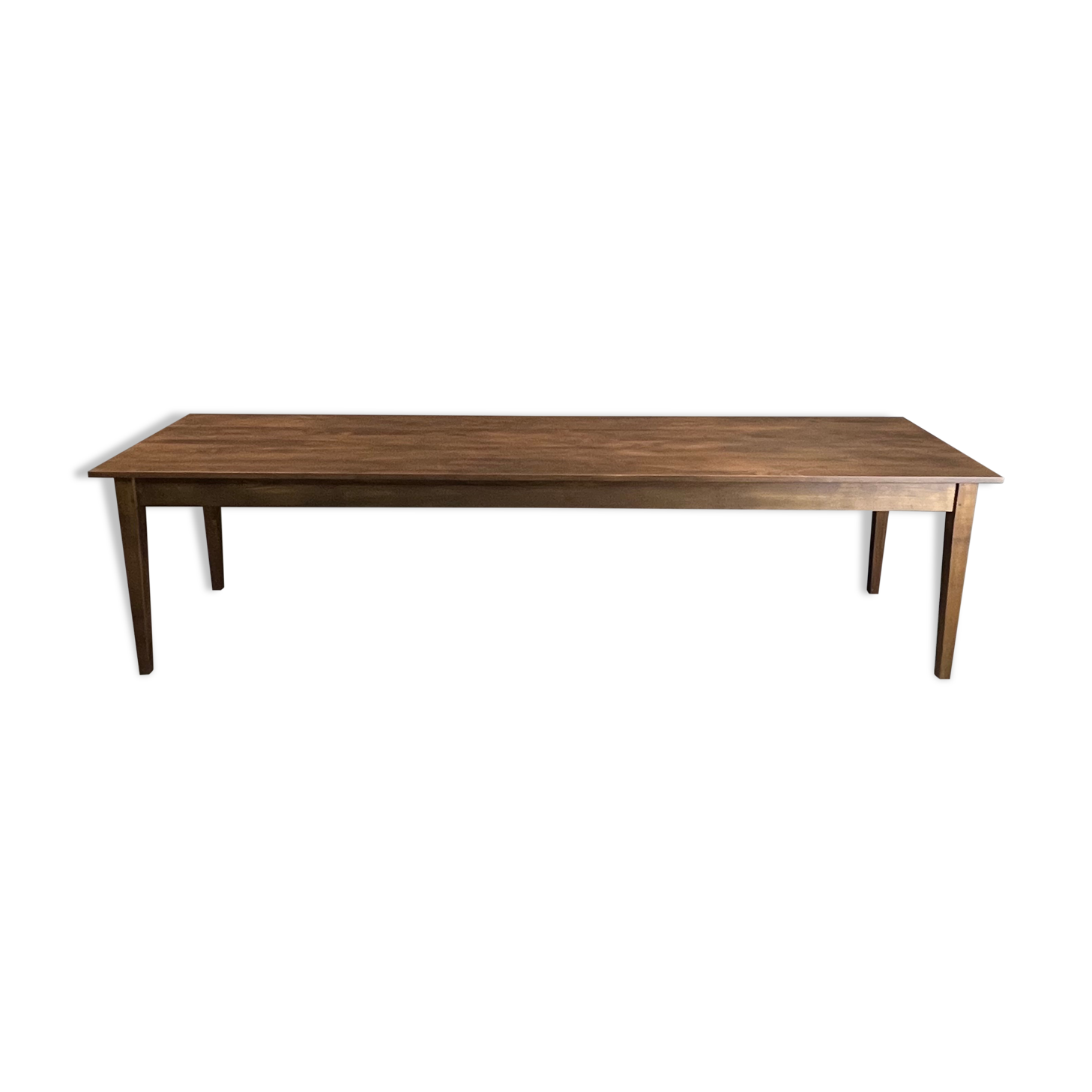 Farmhouse table "Dark Brown", spindle legs XXL 300 X 90 cm