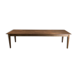 Farmhouse table "Dark Brown", spindle legs XXL 300 X 90 cm